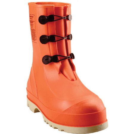 TINGLEY RUBBER Tingley 82330 HazProof Steel Toe Boots, Orange/Cream, Sure Grip Outsole, Size 10 82330.10